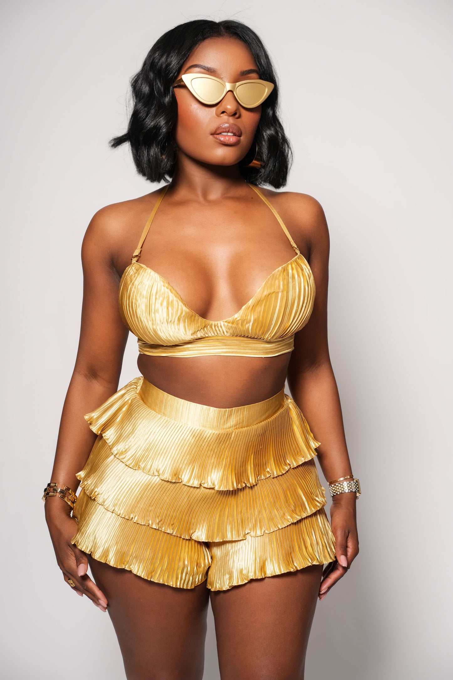 Rafina Pleated Shorts