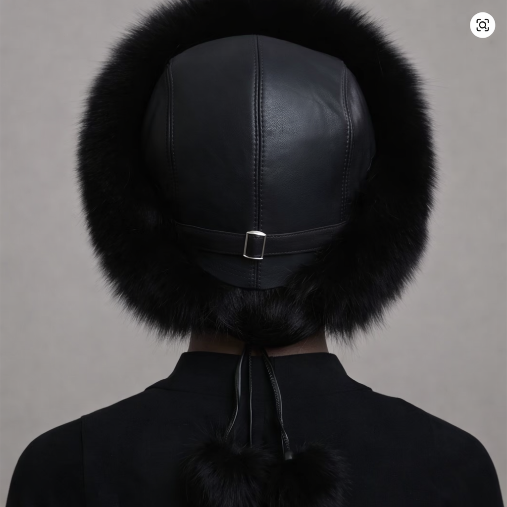 The Magg Fox Fur Hat – Luxury Unisex Fox Fur & Vegan Leather Winter Hat