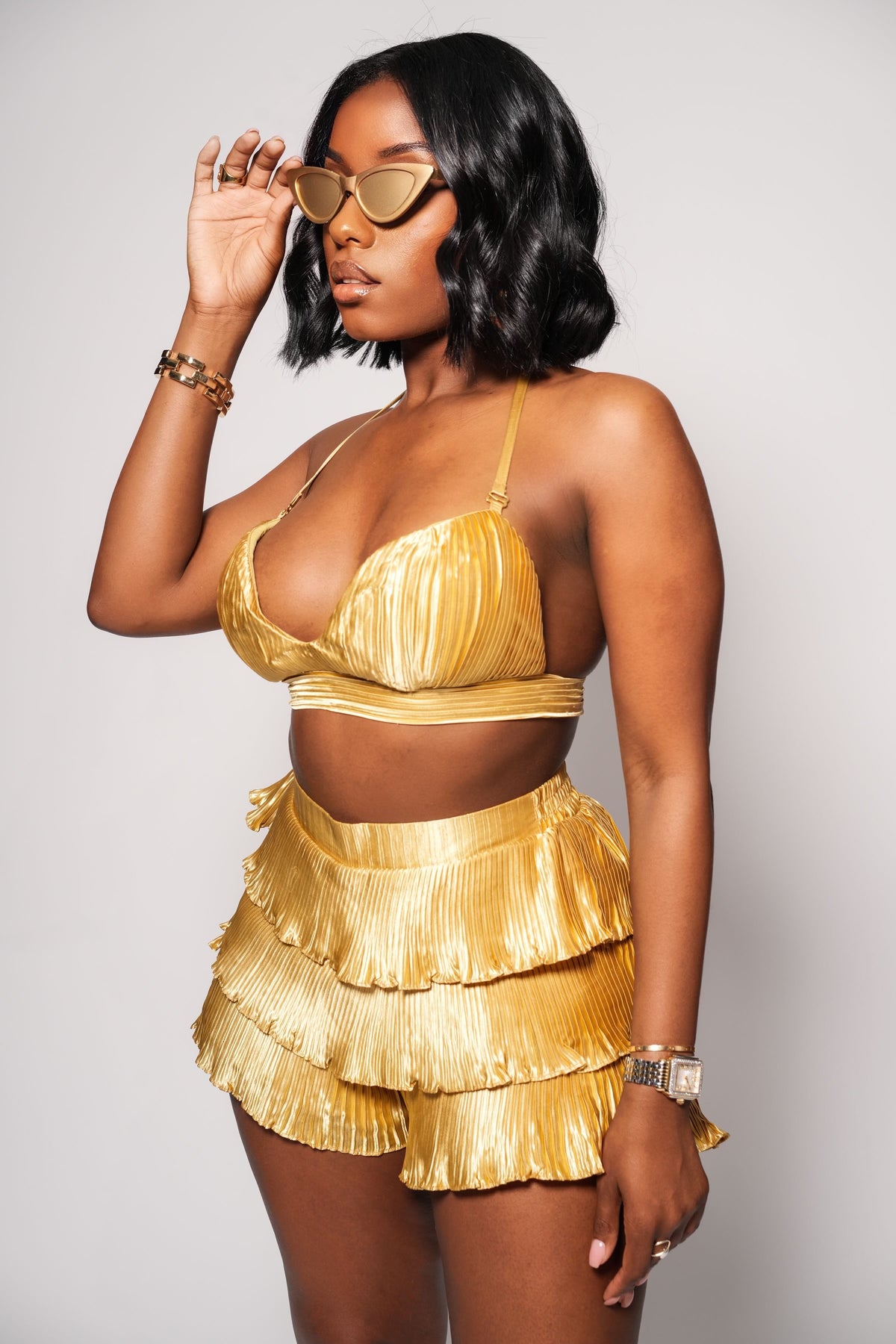 Allure Novembre Gold Rafina Bralette Top