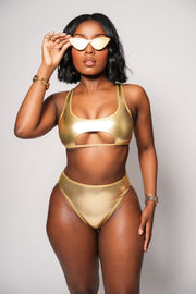 14 Karat Gold Bikini Top