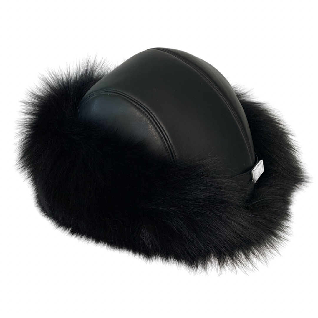 The Magg Fox Fur Hat – Luxury Unisex Fox Fur & Vegan Leather Winter Hat