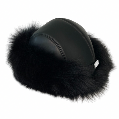 The Magg Fox Fur Hat – Luxury Unisex Fox Fur & Vegan Leather Winter Hat