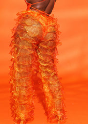 Mandarin Ruffle Pants (Limited Edition)